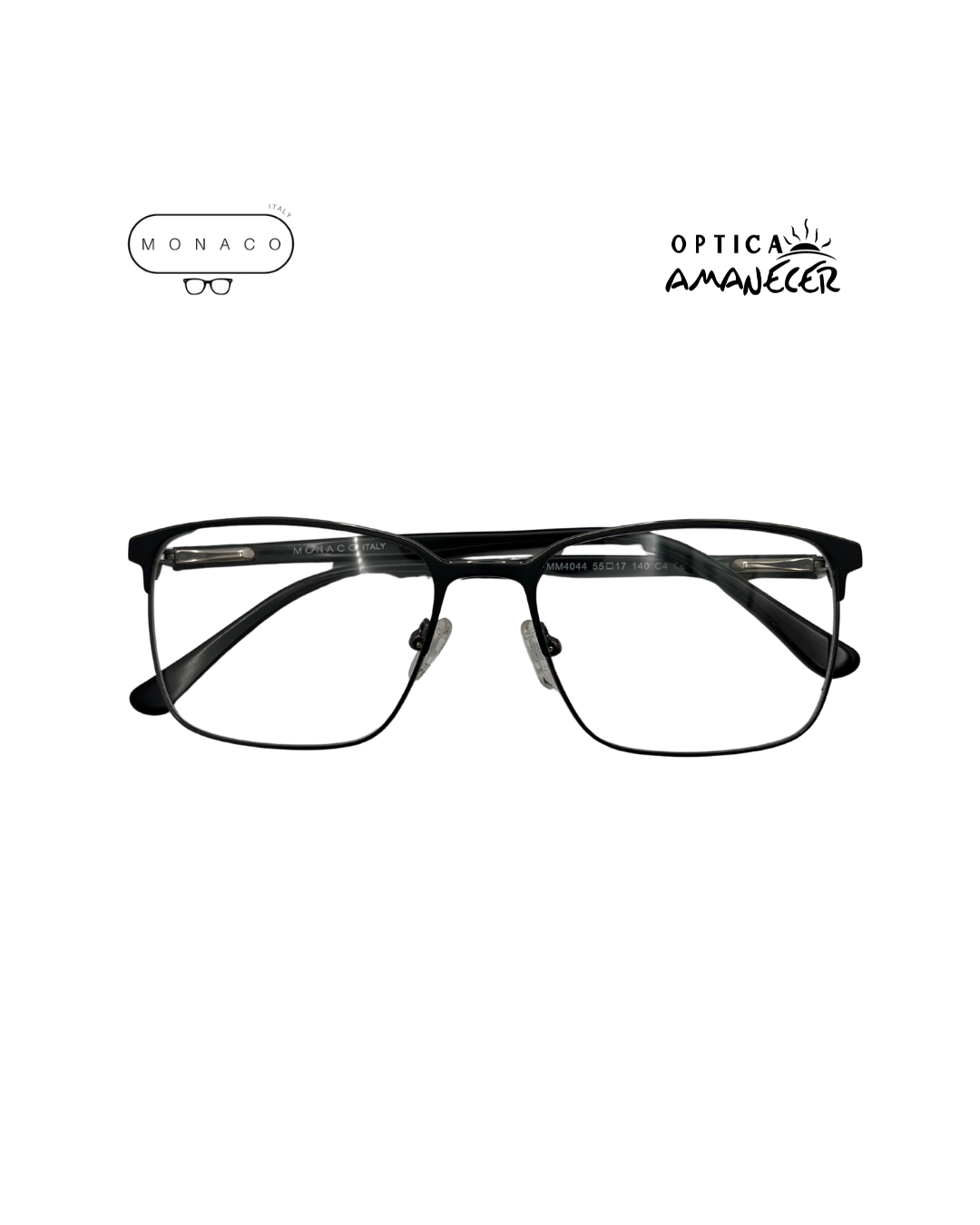 MONACO Italy – Modelo Rectangular Negro - Imagen 3