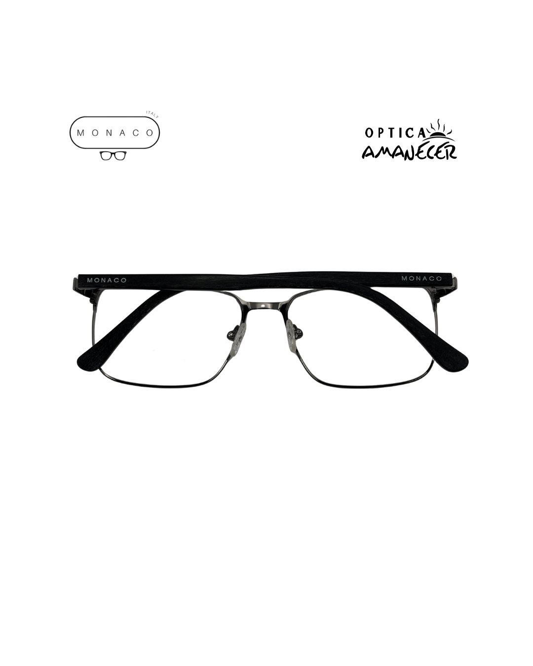 MONACO Italy – Modelo Rectangular Negro - Imagen 2